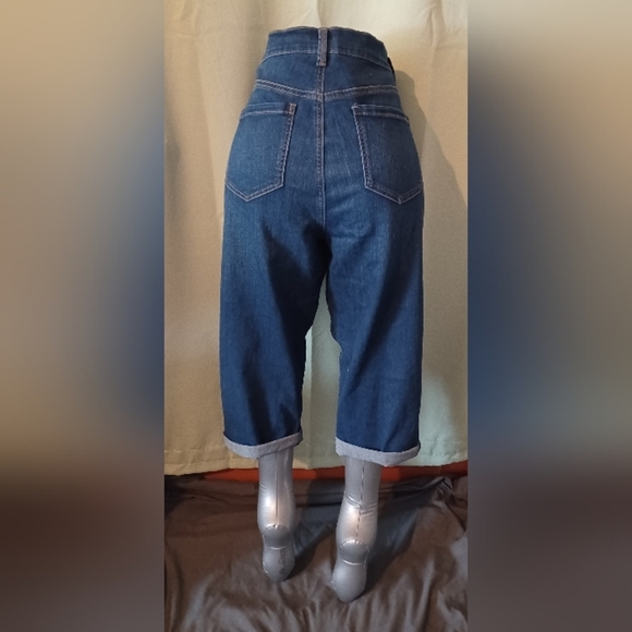 A Gloria Vanderbilt Amanda Capri Denim Jeans - Picture 2 of 5